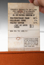 Load image into Gallery viewer, Three Seat Sofa / Bench in Original Orange Upholstery on a Chrome Base After Florence Knoll, c. 1960s-ABT Modern