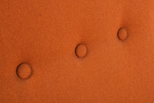 Load image into Gallery viewer, Three Seat Sofa / Bench in Original Orange Upholstery on a Chrome Base After Florence Knoll, c. 1960s-ABT Modern