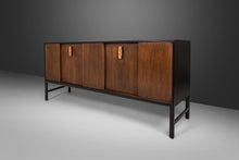 Load image into Gallery viewer, Topaz Ebonized Contoured Walnut Credenza / Cabinet by Mt. Airy for John Stuart, USA, c. 1960s-ABT Modern