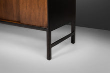 Load image into Gallery viewer, Topaz Ebonized Contoured Walnut Credenza / Cabinet by Mt. Airy for John Stuart, USA, c. 1960s-ABT Modern