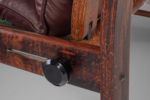 Load image into Gallery viewer, Tufted Oxblood Leather Lounge Chair and Ottoman in Afromosia Wood After Westnofa, c. 1970s-ABT Modern