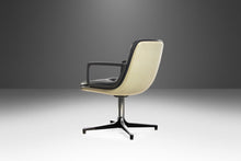 Load image into Gallery viewer, Tufted Swivel Office Chair After Charles Pollock, c. 1960s-ABT Modern