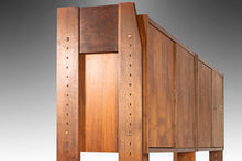 Load image into Gallery viewer, Two (2) Bay Freestanding Wall Unit / Room Divider in Teak, Yugoslavia, c. 1960's-ABT Modern