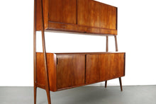 Load image into Gallery viewer, Two Tier Mid Century Modern Sideboard Credenza Hutch In Teak and Oak by Randers Mobelfabrik-ABT Modern