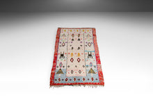 Load image into Gallery viewer, Vintage Boucherouite Moroccan Hand-Woven Carpet Rug, Morocco, c. 1960's-ABT Modern