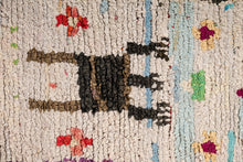 Load image into Gallery viewer, Vintage Boucherouite Moroccan Hand-Woven Carpet Rug, Morocco, c. 1960's-ABT Modern