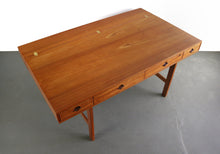 Load image into Gallery viewer, Vintage Danish Teak Desk by Jens Quistgaard for Lovig Dansk, 1960s-ABT Modern