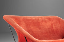 Load image into Gallery viewer, Vintage Italian Modern Sling Sofa with Iron Frame and Original Red Upholstery, Italy, c.1970's-ABT Modern