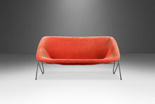 Load image into Gallery viewer, Vintage Italian Modern Sling Sofa with Iron Frame and Original Red Upholstery, Italy, c.1970's-ABT Modern
