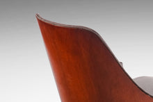 Load image into Gallery viewer, Walnut Bentwood Back Lounge Chair and Ottoman in the Manner of Milo Baughman, USA, c. 1950's-ABT Modern