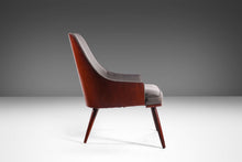 Load image into Gallery viewer, Walnut Bentwood Back Lounge Chair and Ottoman in the Manner of Milo Baughman, USA, c. 1950's-ABT Modern