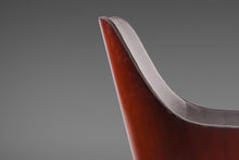 Load image into Gallery viewer, Walnut Bentwood Back Lounge Chair and Ottoman in the Manner of Milo Baughman, USA, c. 1950's-ABT Modern