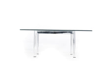 Load image into Gallery viewer, Weekly Rental (Daniel Faria Gallery) - Authentic Ludwig Mies van der Rohe Glass / Chrome Barcelona Coffee Table by Knoll-ABT Modern