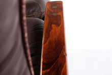 Load image into Gallery viewer, Westnofa Bentwood Lounge Chair in Distressed Leather and Rosewood With Complimentary Ottoman-ABT Modern