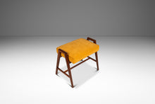 Load image into Gallery viewer, Original Piano Bench in Walnut &amp; Velour for the Baldwin Acrosonic Spinet Piano by Manual Arts, USA, c. 1960s
