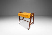 Load image into Gallery viewer, Original Piano Bench in Walnut &amp; Velour for the Baldwin Acrosonic Spinet Piano by Manual Arts, USA, c. 1960s
