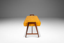 Load image into Gallery viewer, Original Piano Bench in Walnut &amp; Velour for the Baldwin Acrosonic Spinet Piano by Manual Arts, USA, c. 1960s
