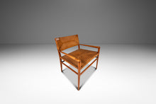 Load image into Gallery viewer, Rare Mid-Century Modern Armchair in Original Condition in Oak &amp; Rush by Mel Smilow for Smilow-Thielle, USA, c. 1950s
