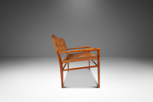 Load image into Gallery viewer, Rare Mid-Century Modern Armchair in Original Condition in Oak &amp; Rush by Mel Smilow for Smilow-Thielle, USA, c. 1950s
