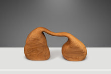 Load image into Gallery viewer, 1 of 1 Organic Abstract Modern &quot;Joining of Two&quot; Sculpture in Solid Cypress by Mark Leblanc for Leblanc Studios, USA, c. 2024-ABT Modern
