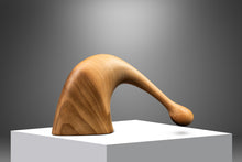 Load image into Gallery viewer, 1 of 1 Organic Abstract Modern &quot;Leaning Figure&quot; Sculpture Carved in Solid Poplar by Mark Leblanc for Leblanc Studios, USA, c. 2024-ABT Modern
