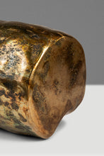 Load image into Gallery viewer, 1 of 1 Solid Brass Vessel / Vase / Sculpture by Mark Leblanc for Leblanc Studios, USA, c. 2020s-ABT Modern
