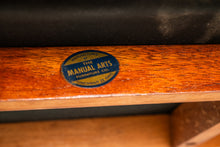 Load image into Gallery viewer, Original Piano Bench in Walnut &amp; Velour for the Baldwin Acrosonic Spinet Piano by Manual Arts, USA, c. 1960s
