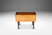 Load image into Gallery viewer, 48 HOUR HOLD - Petite Danish Mid-Century Modern 2-Drawer Side / Accent Table in Teak, Denmark, c. 1960&#39;s-ABT Modern
