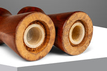 Load image into Gallery viewer, Set of Two ( 2 ) Mid-Century Danish Modern Salt &amp; Pepper Shakers in Solid Walnut, Denmark, c. 1970s
