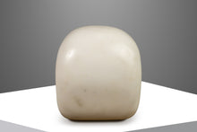 Load image into Gallery viewer, 1 of 1 Organic Abstract Modern &quot;Cloud&quot; Sculpture in Carved from Solid Afyon White Marble by Mark Leblanc for Leblanc Studios, USA, c. 2020s
