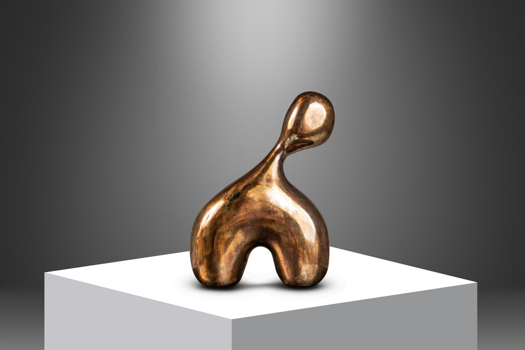 Abstract Modern Foundry-Poured Figurative Sculpture in Bronze by Mark Leblanc for Leblanc Studios, USA, c. 2022-ABT Modern