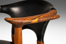 Load image into Gallery viewer, Angular Danish Mid-Century Modern Armchair in Solid Walnut, Denmark, c. 1960&#39;s-ABT Modern
