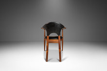 Load image into Gallery viewer, Angular Danish Mid-Century Modern Armchair in Solid Walnut, Denmark, c. 1960&#39;s-ABT Modern
