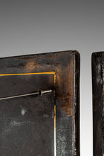 Load image into Gallery viewer, Antique Chinese Black Lacquered Four Panel Folding Screen Room Divider w/ Carved Hardstone, China, c. 1950s-ABT Modern
