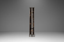 Load image into Gallery viewer, Antique Chinese Black Lacquered Four Panel Folding Screen Room Divider w/ Carved Hardstone, China, c. 1950s-ABT Modern

