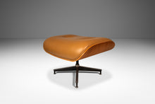 Load image into Gallery viewer, Authentic Eames Lounge Chair Model 670 and Ottoman Model 671 in Original Cognac Leather &amp; White Oak by Herman Miller, USA, c. 2007-ABT Modern
