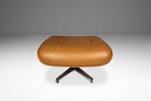 Load image into Gallery viewer, Authentic Eames Lounge Chair Model 670 and Ottoman Model 671 in Original Cognac Leather &amp; White Oak by Herman Miller, USA, c. 2007-ABT Modern
