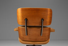 Load image into Gallery viewer, Authentic Eames Lounge Chair Model 670 and Ottoman Model 671 in Original Cognac Leather &amp; White Oak by Herman Miller, USA, c. 2007-ABT Modern
