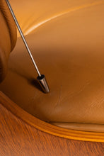 Load image into Gallery viewer, Authentic Eames Lounge Chair Model 670 and Ottoman Model 671 in Original Cognac Leather &amp; White Oak by Herman Miller, USA, c. 2007-ABT Modern
