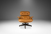 Load image into Gallery viewer, Authentic Eames Lounge Chair Model 670 and Ottoman Model 671 in Original Cognac Leather &amp; White Oak by Herman Miller, USA, c. 2007-ABT Modern
