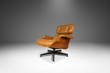 Load image into Gallery viewer, Authentic Eames Lounge Chair Model 670 and Ottoman Model 671 in Original Cognac Leather &amp; White Oak by Herman Miller, USA, c. 2007-ABT Modern
