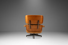 Load image into Gallery viewer, Authentic Eames Lounge Chair Model 670 and Ottoman Model 671 in Original Cognac Leather &amp; White Oak by Herman Miller, USA, c. 2007-ABT Modern
