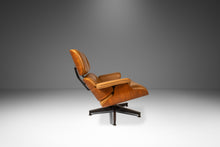 Load image into Gallery viewer, Authentic Eames Lounge Chair Model 670 and Ottoman Model 671 in Original Cognac Leather &amp; White Oak by Herman Miller, USA, c. 2007-ABT Modern
