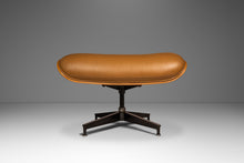 Load image into Gallery viewer, Authentic Eames Lounge Chair Model 670 and Ottoman Model 671 in Original Cognac Leather &amp; White Oak by Herman Miller, USA, c. 2007-ABT Modern
