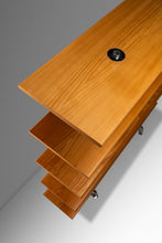 Load image into Gallery viewer, Bauhaus Mid-Century Modern Five-Tier Bookshelf Etagere in Chrome &amp; Beech by Marcel Breuer, Italy, c. 1980s-ABT Modern
