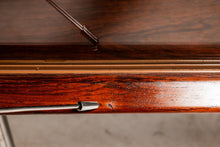 Load image into Gallery viewer, Bespoke 6ft Danish Mid-Century Modern Sofa Table / Display / Bookcase in Rosewood w/ Glass Sliding Doors, Denmark, c. 1960s-ABT Modern
