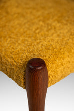 Load image into Gallery viewer, Bespoke Danish Modern Model No. 78 Ladderback Chair in Teak &amp; Bouclé by Niels Møller for J.L. Møllers Møbelfabrik, Denmark, c. 1960's-ABT Modern
