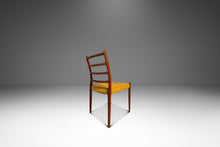 Load image into Gallery viewer, Bespoke Danish Modern Model No. 78 Ladderback Chair in Teak &amp; Bouclé by Niels Møller for J.L. Møllers Møbelfabrik, Denmark, c. 1960's-ABT Modern
