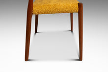 Load image into Gallery viewer, Bespoke Danish Modern Model No. 78 Ladderback Chair in Teak &amp; Bouclé by Niels Møller for J.L. Møllers Møbelfabrik, Denmark, c. 1960's-ABT Modern
