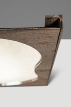 Load image into Gallery viewer, Brutalist Industrial Mirror Cut From Raw Patinaed Architectural Steel by Mark Leblanc for Leblanc Studios, USA, c. 2024-ABT Modern
